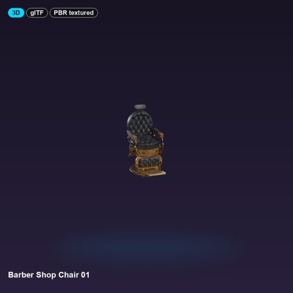 Barber Shop Chair 01