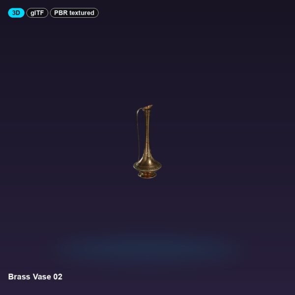 Brass Vase 02
