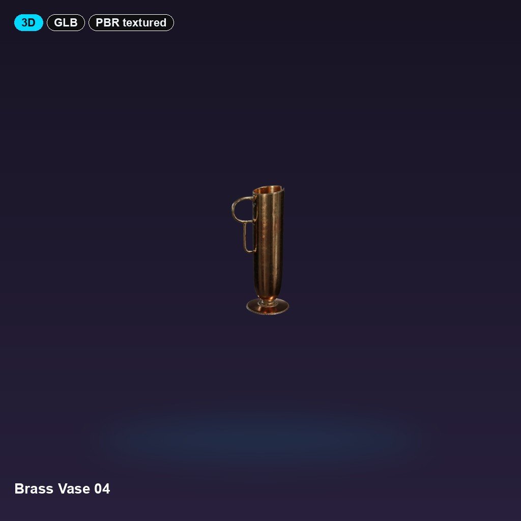 Brass Vase 04