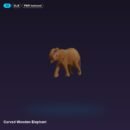 Carved Wooden Elephant