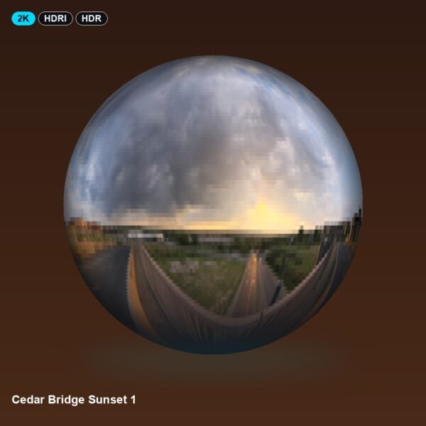 Cedar Bridge Sunset 1