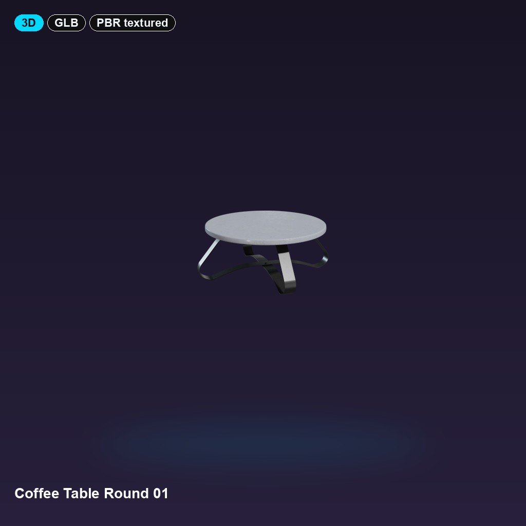 Coffee Table Round 01
