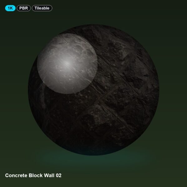 Concrete Block Wall 02