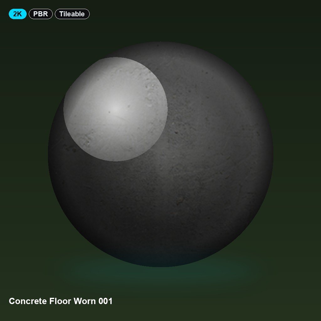 Concrete Floor Worn 001