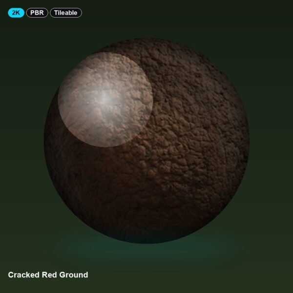 Cracked Red Ground