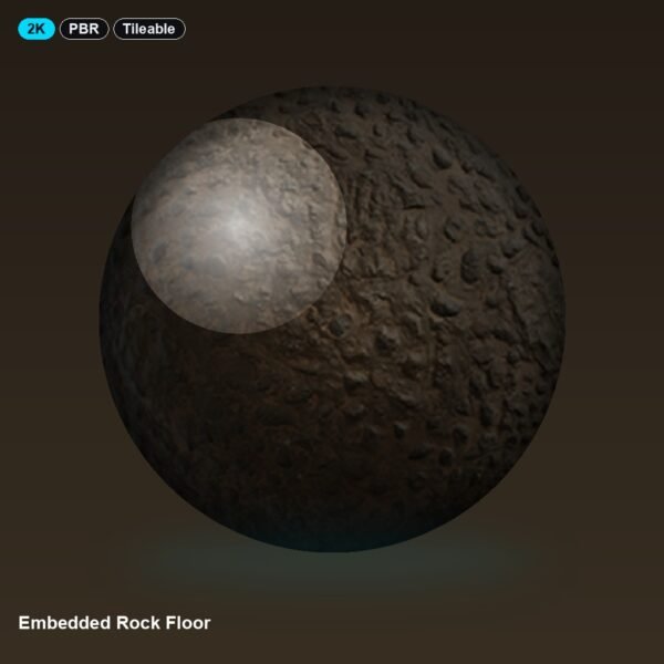 Embedded Rock Floor
