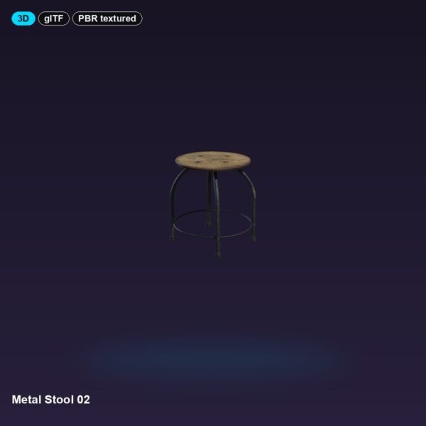 Metal Stool 02