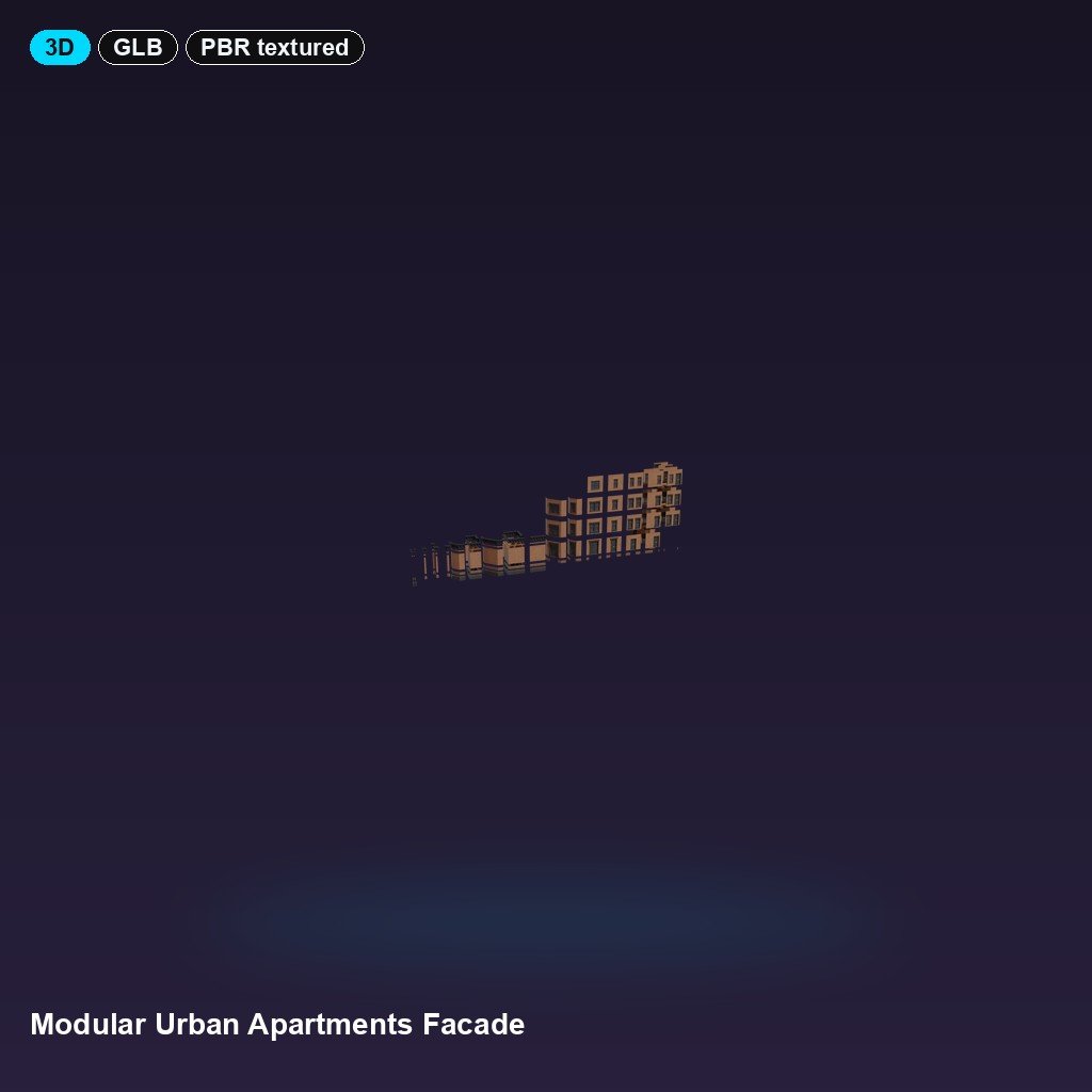 Modular Urban Apartments Facade