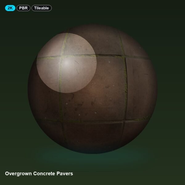 Overgrown Concrete Pavers