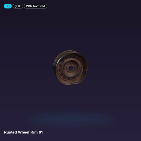 Rusted Wheel Rim 01