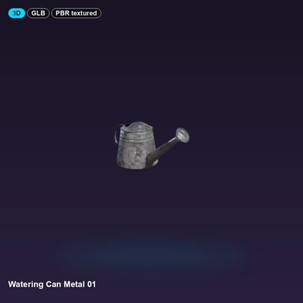 Watering Can Metal 01