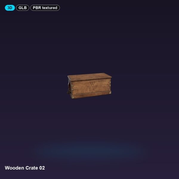Wooden Crate 02