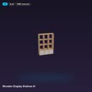 Wooden Display Shelves 01